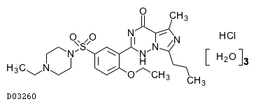 Vardenafil Trihydrate HCl