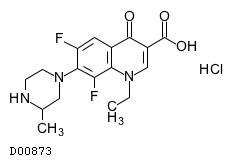 Lomefloxacin HCl